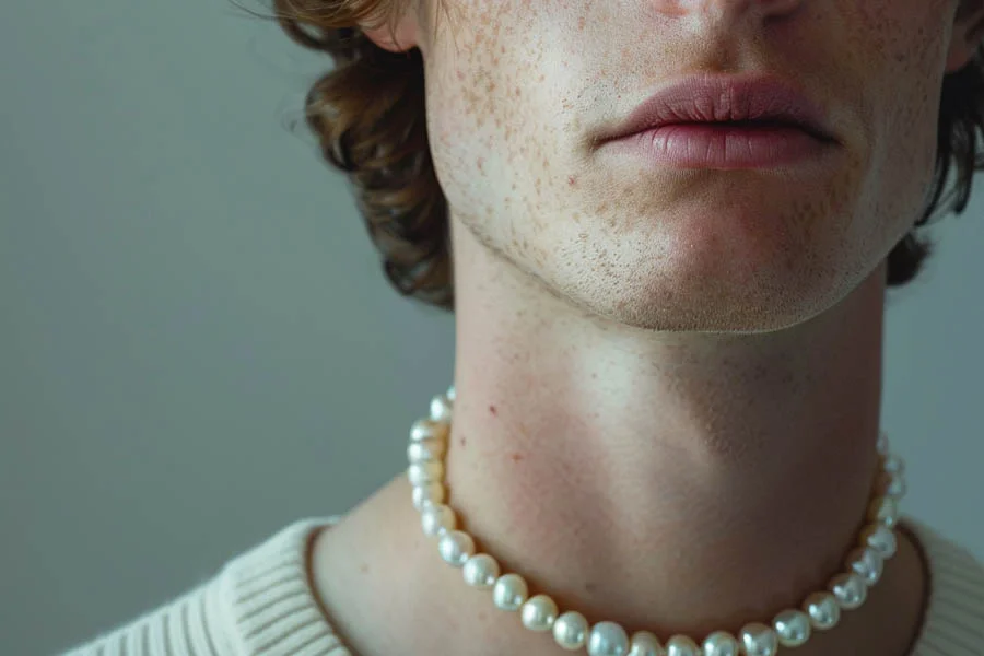 Elegant Pearl Necklaces for Men