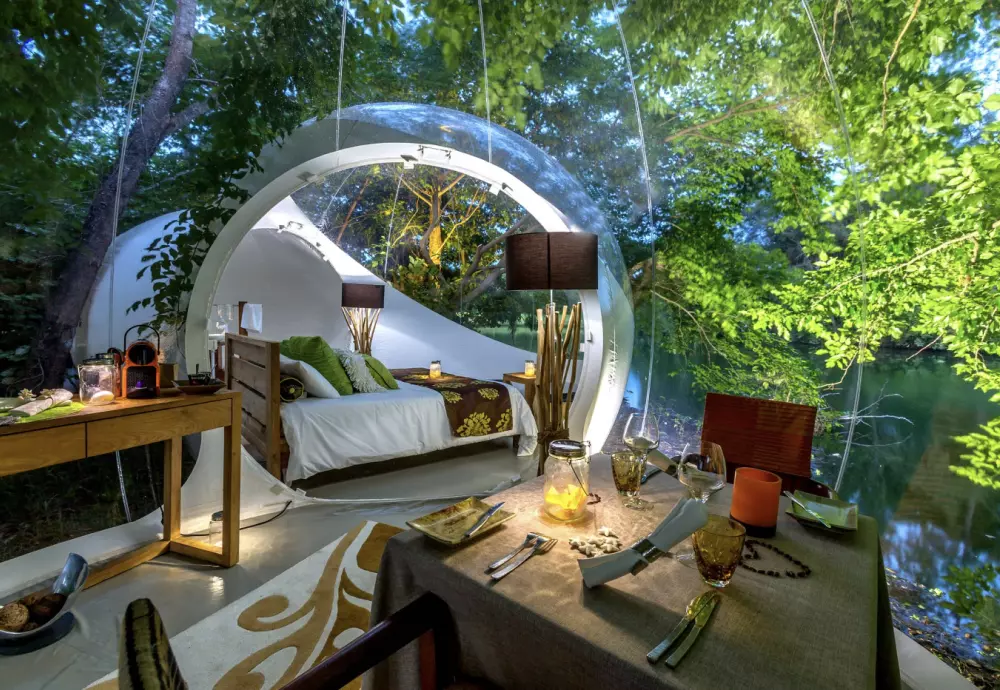 bubble tent camping