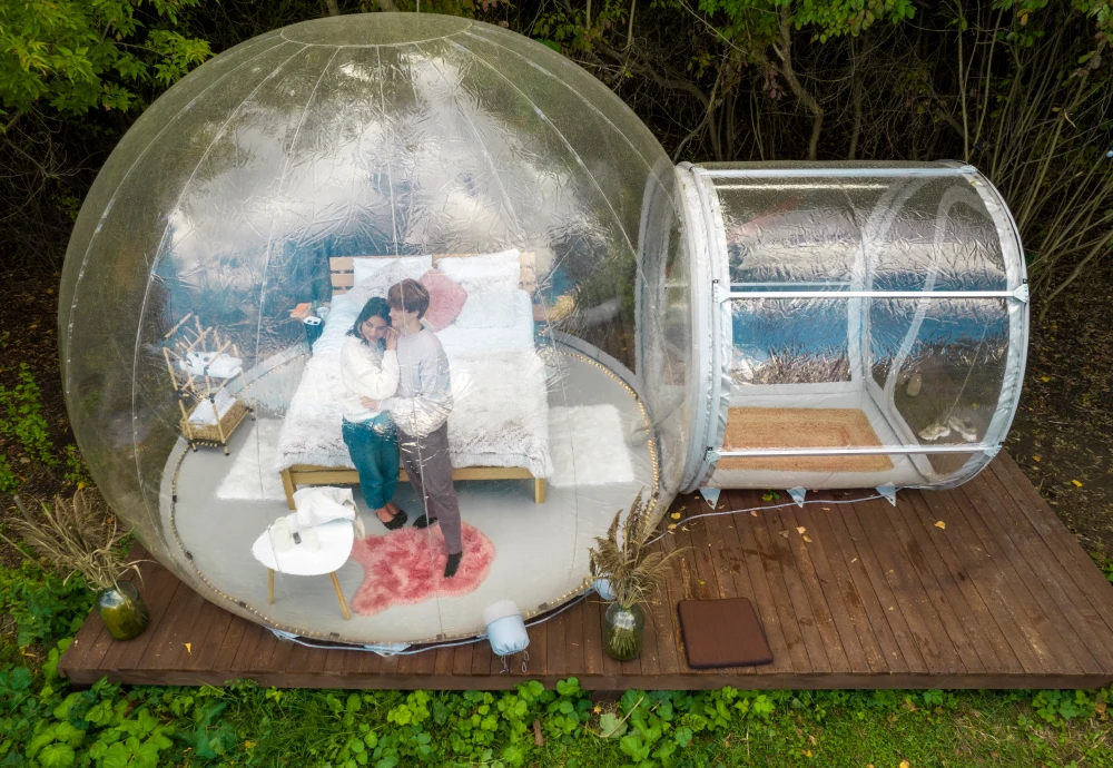 crystal bubble tent