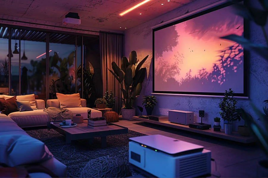 projector for home with screen